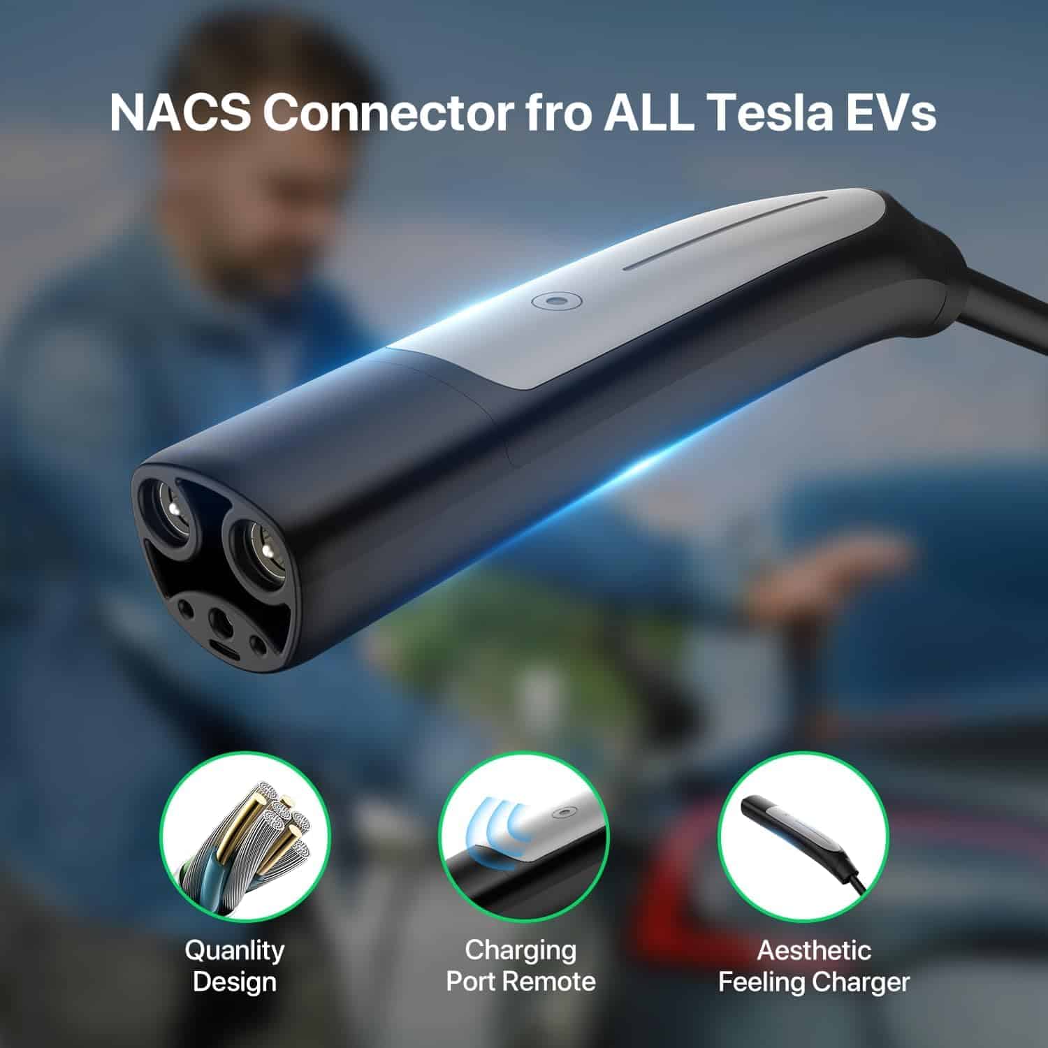 Cargador de Vehículo Eléctrico Primecom Tesla (NACS) Mobile - Imagen 6