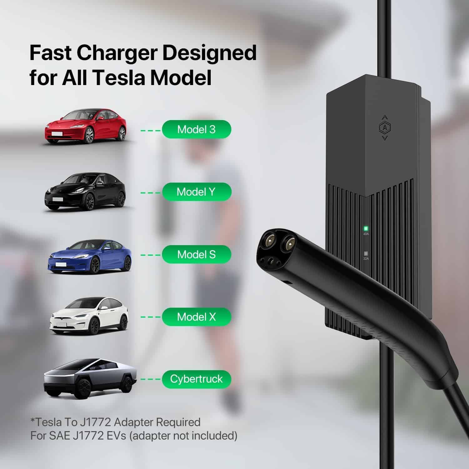 Cargador de Vehículo Eléctrico Primecom Tesla (NACS) Mobile - Imagen 4