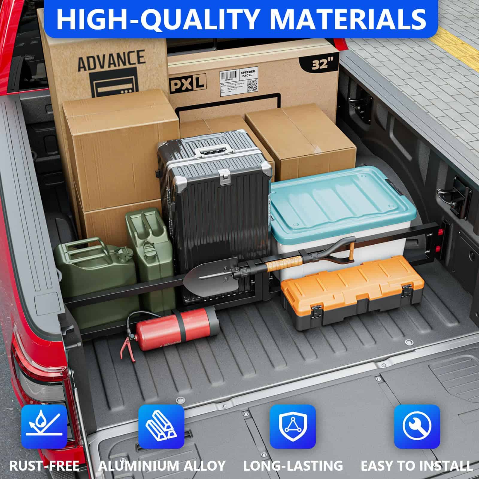 Divisor de Cama de Camioneta SZYANG Compatible con - Imagen 4