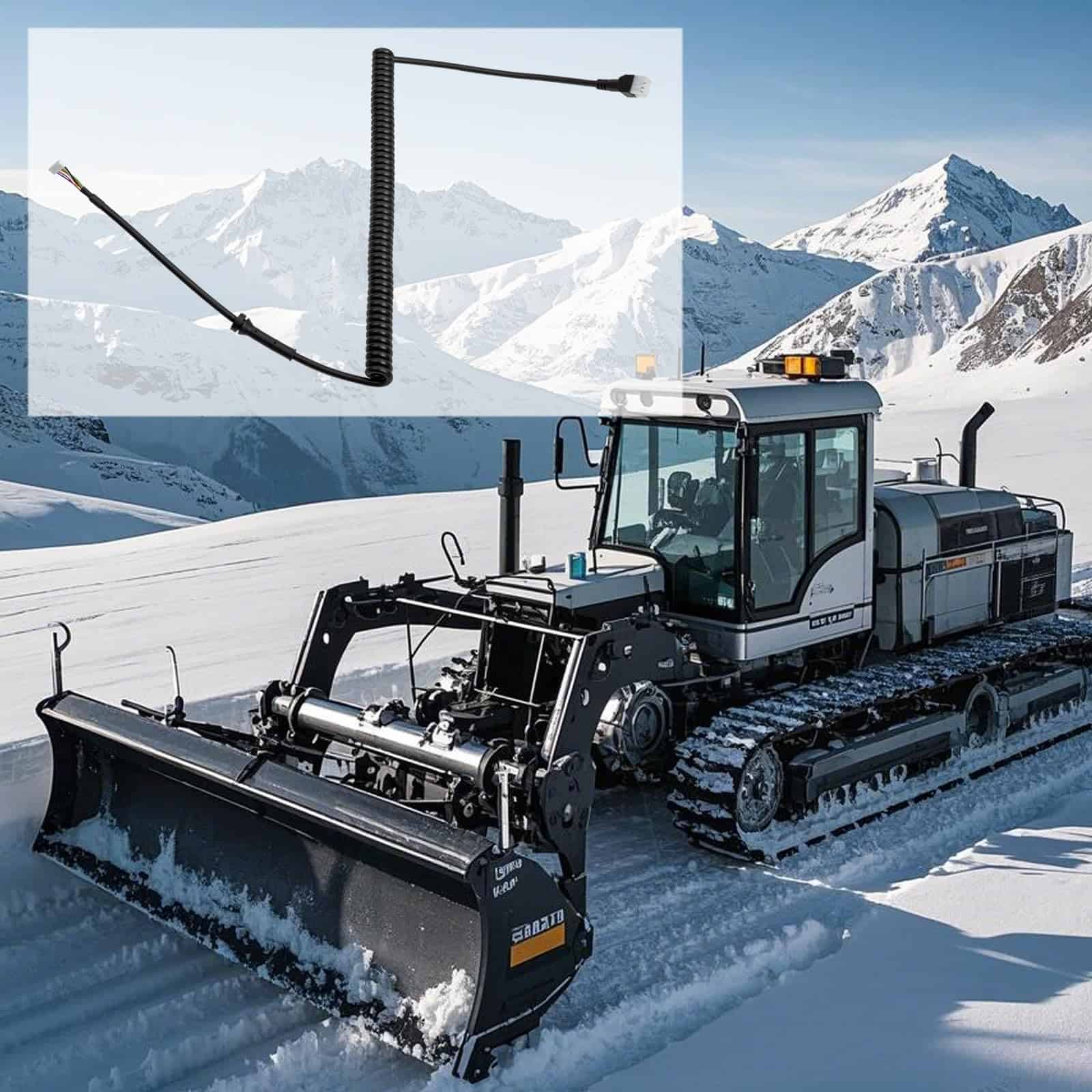 Control de pala de nieve de mano ninawesome 96437 Cable de - Imagen 4