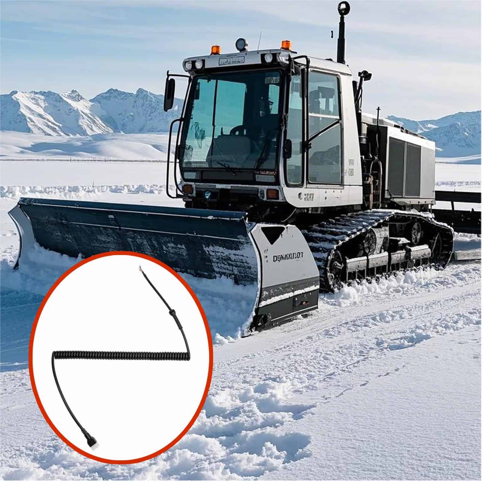 Control de pala de nieve de mano ninawesome 96437 Cable de - Imagen 3