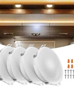 Luces interiores de RV RVsmattly 4.5in, luces de puck LED