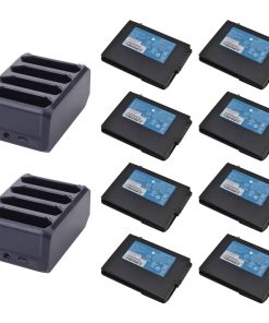 Kit de Cargador de Batería de 4 Ranuras con 2 Piezas y