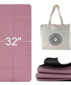 Tapete de Yoga Plegable 72" L x 32" W x 0.32 pulgadas Extra