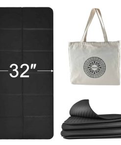 Tapete de Yoga Plegable Iodoo 72" L x 32" W x 0.32 Pulgadas