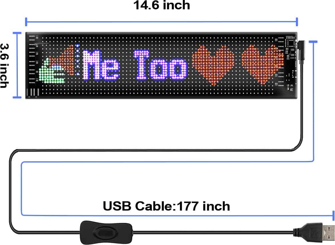 Letrero LED para Coche - Luz Flexible de Ojos de Diablo - Imagen 7