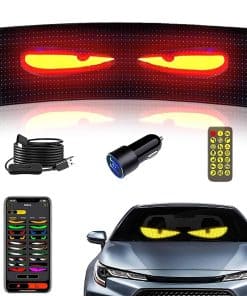 Letrero LED para Coche - Luz Flexible de Ojos de Diablo