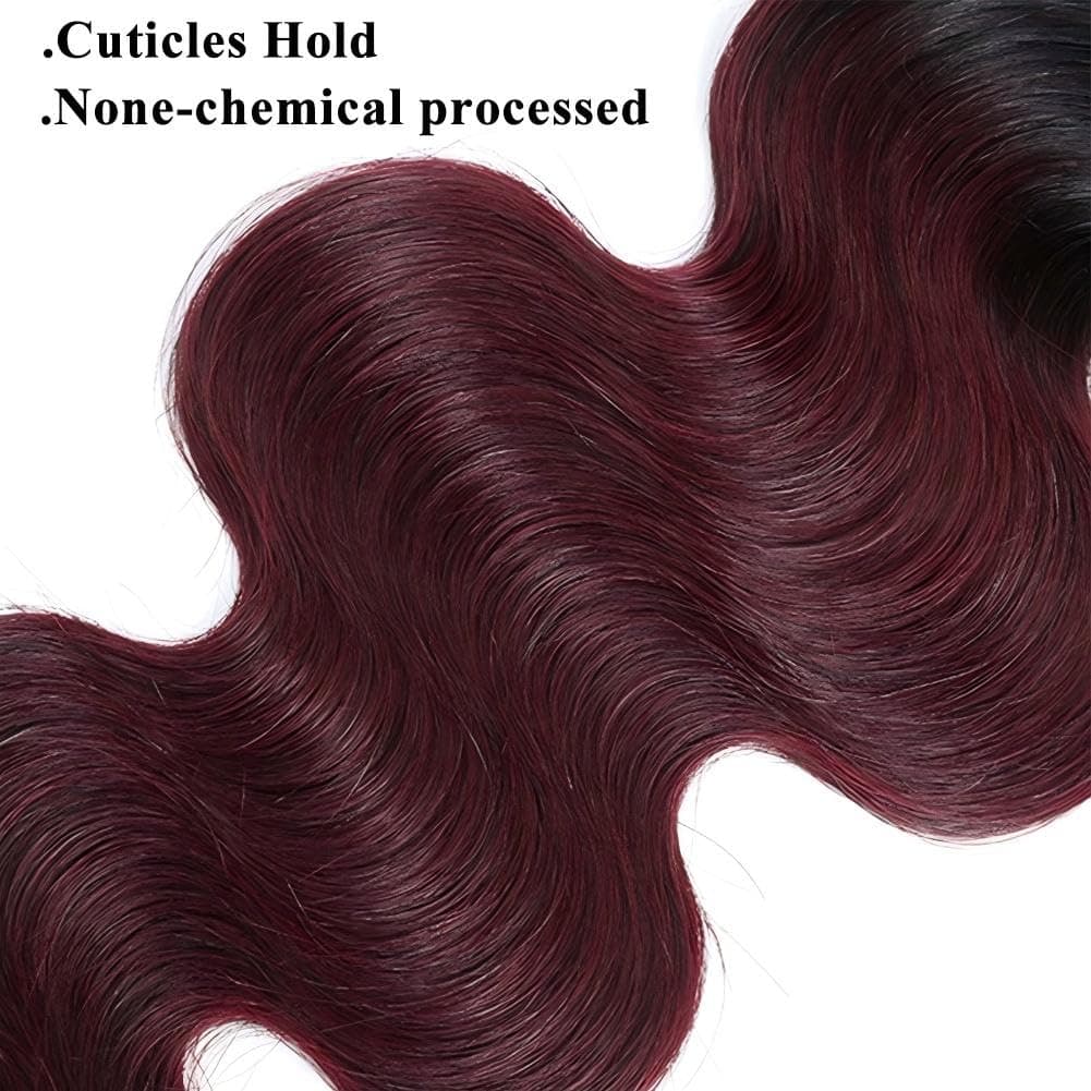 UDesire 1B/99J Ombre Body Wave Mechones de Cabello Humano 3 - Imagen 7