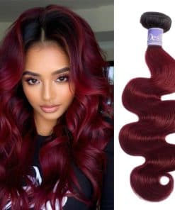 Paquetes de Cabello Humano con Ombre Borgoña UDesire 1B/99j