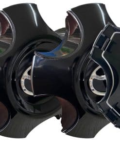 4PCS Tapa de Centro de Rueda Negro Brillante C42603-0C100