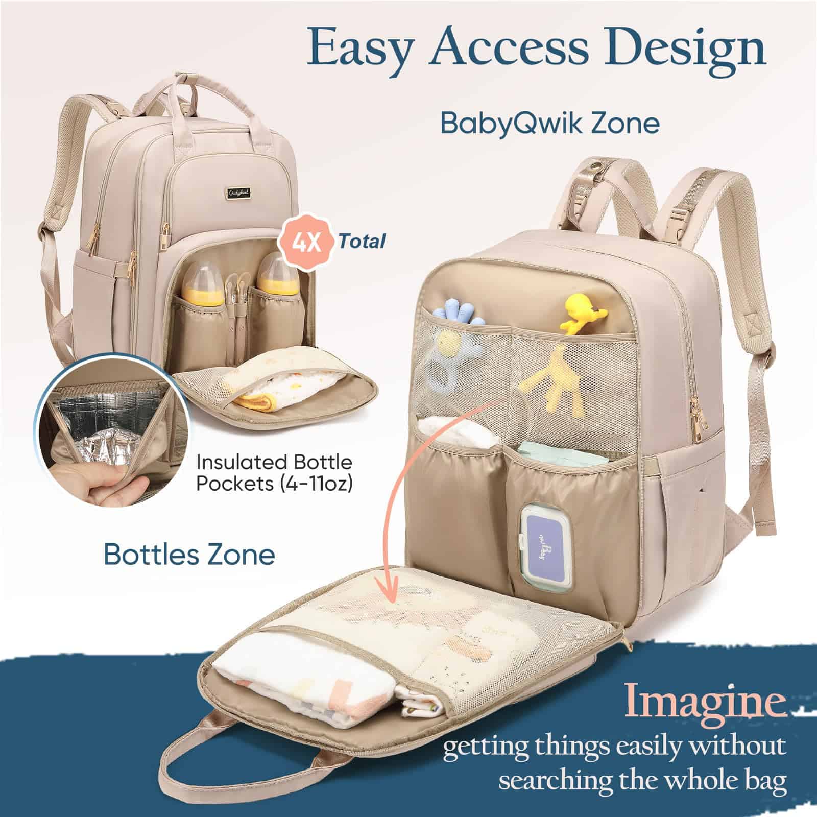 Mochila de Pañales Qualyphant - Mochila de Pañales Extra - Imagen 5