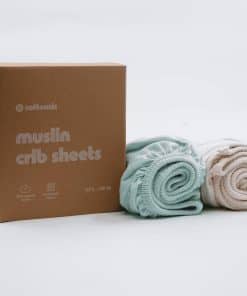 Cottonsis, Sábanas de Cuna de Muselina de Algodón Turco