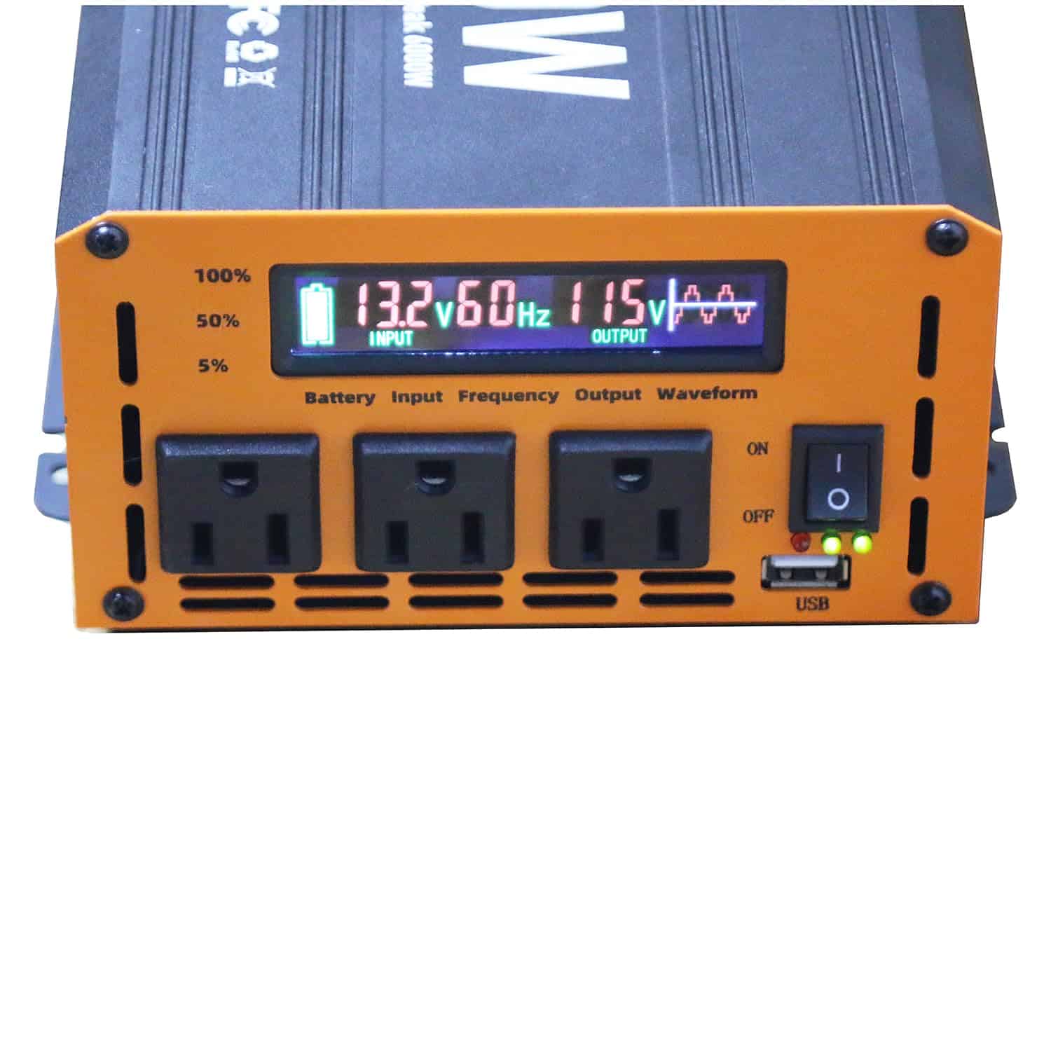 Convertidor de Inversor de Potencia de 3000 Vatios, 12V CC - Imagen 6