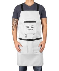 Delantal de corte de cabello Stylecraft, -Blanco