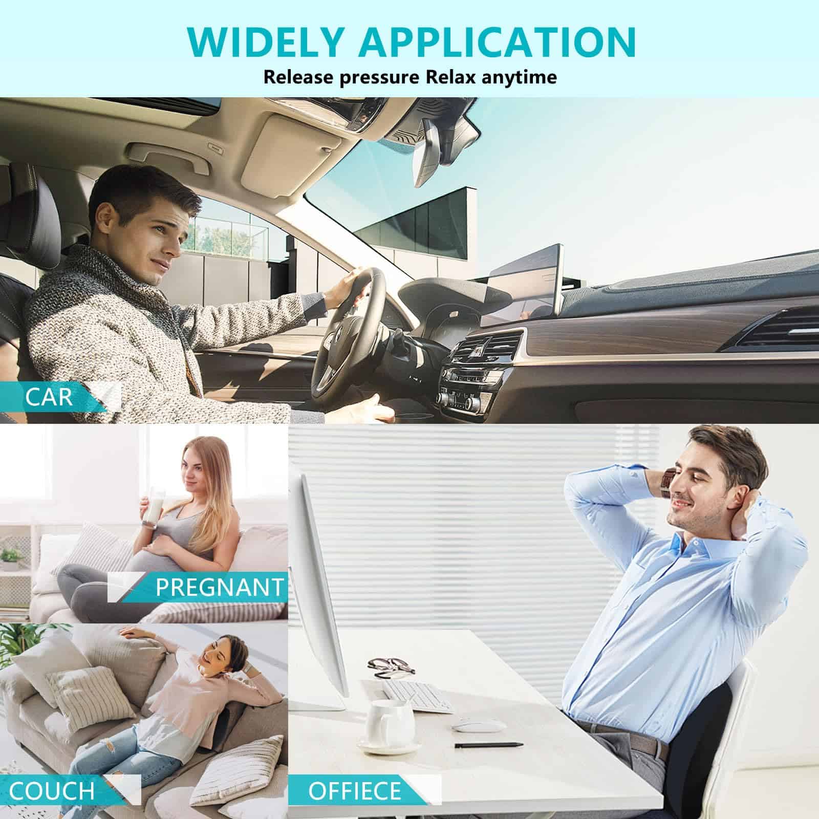 FLORICH Cojín de Soporte Lumbar y Cojines Cervicales para - Imagen 5