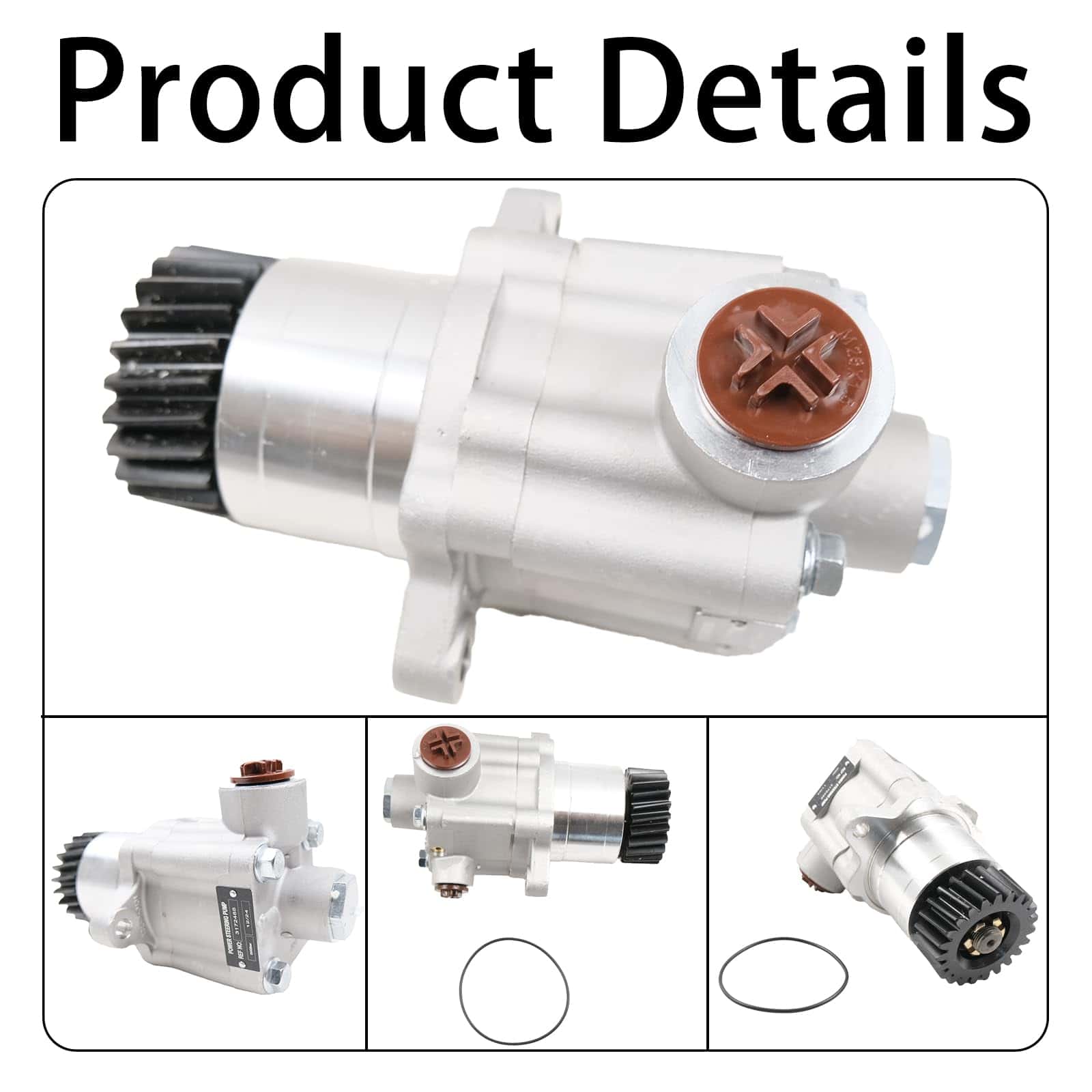 Bomba de dirección asistida compatible con motor Volvo D12 - Imagen 6