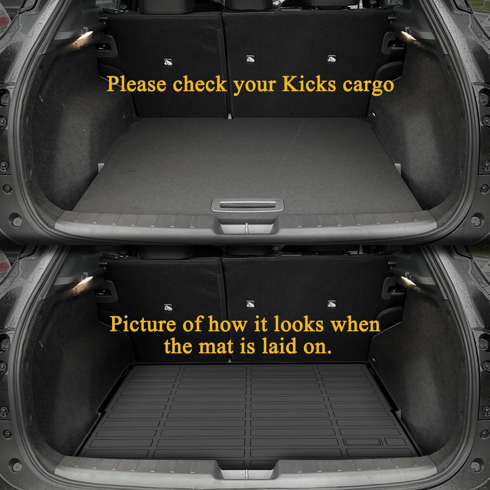 Juego de Tapetes para Piso del Coche y Forro de Carga para - Imagen 3