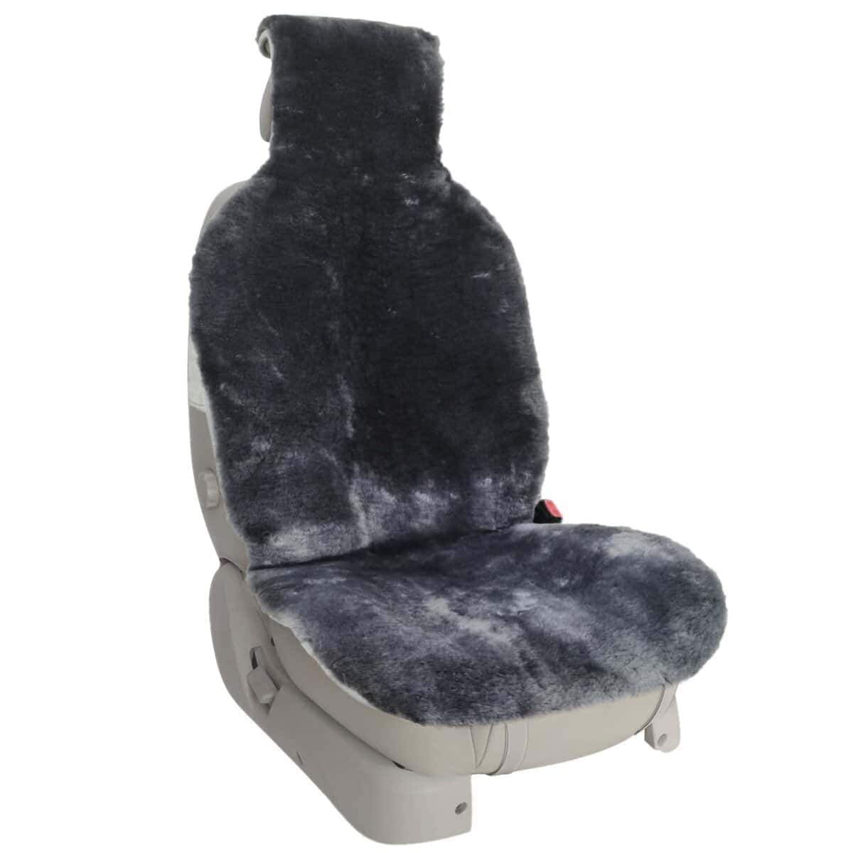 Funda de Asiento de Automóvil de Piel de Oveja Champlus,