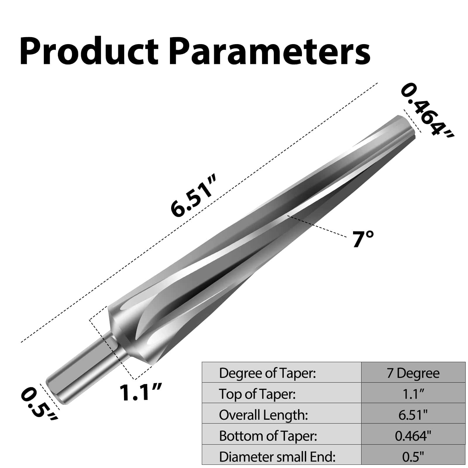 Escariador cónico de junta de rótula de 7 grados Joytrace - Imagen 3