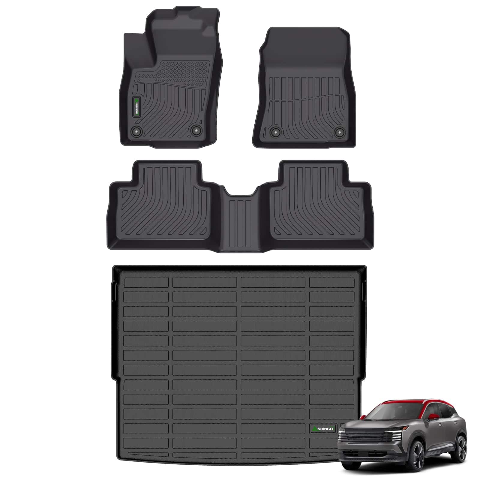 Juego de Tapetes para el Piso y Protector de Carga para