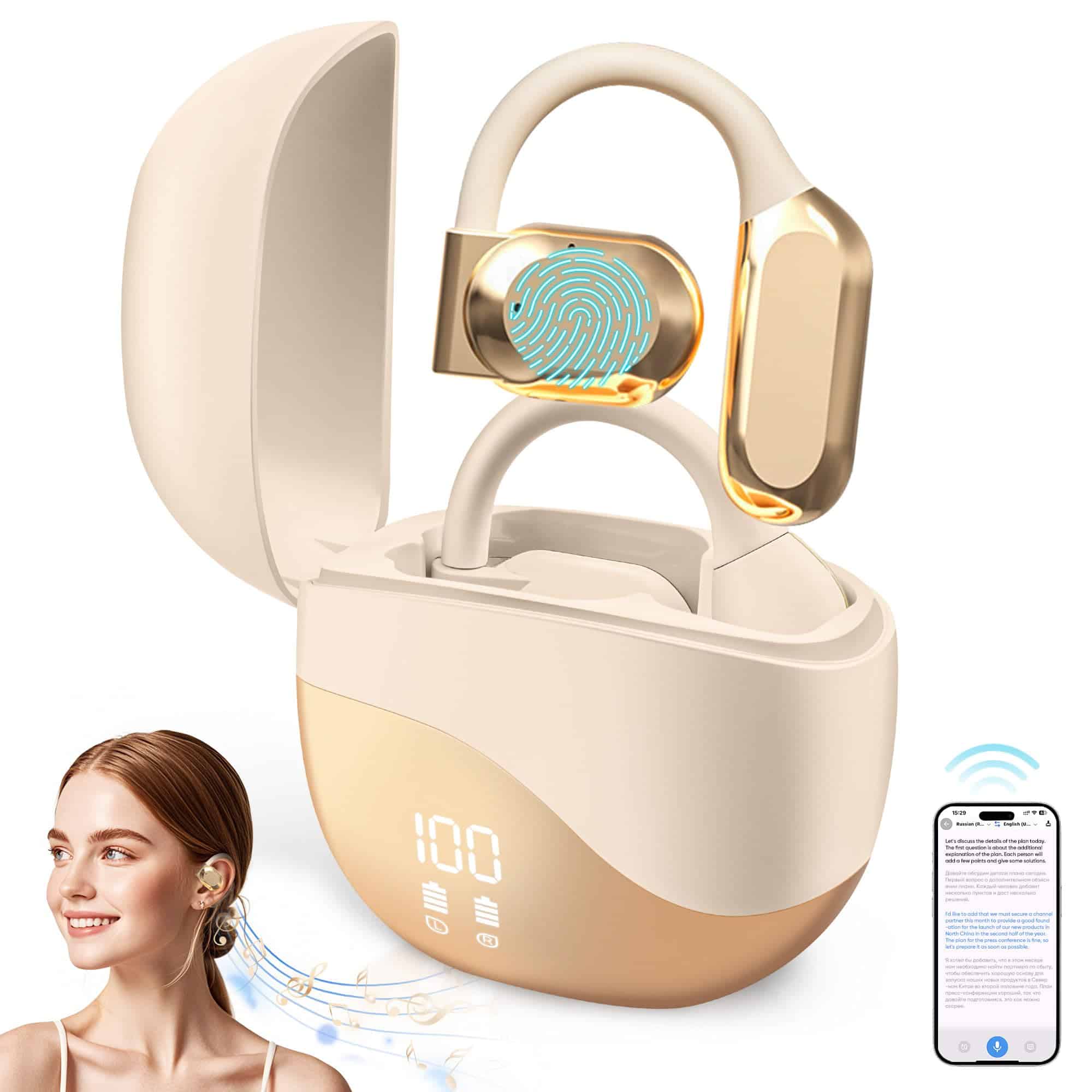 Audífonos de Traducción de Idiomas con IA, Audífonos de