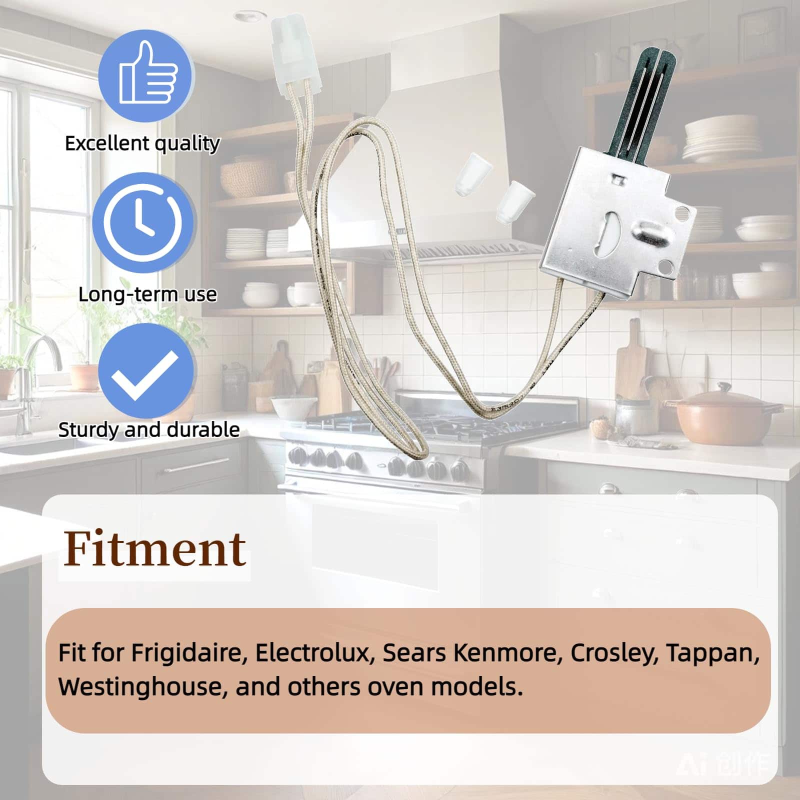 316489400 Ignitor de Horno de Gas de Repuesto para Rango - Imagen 5