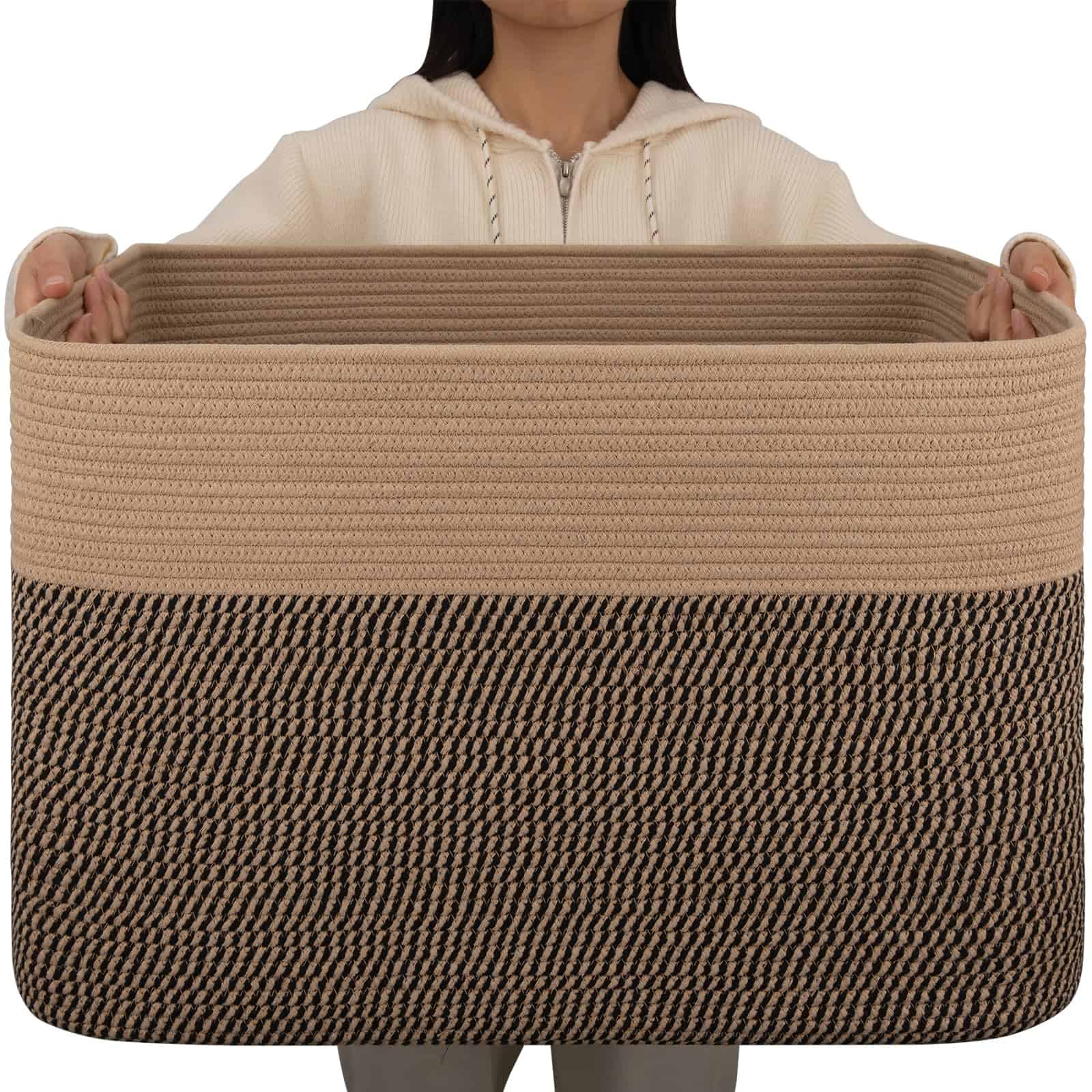 Canasta Extra Grande para Mantas OIAHOMY 108L, 25�x16�x16�