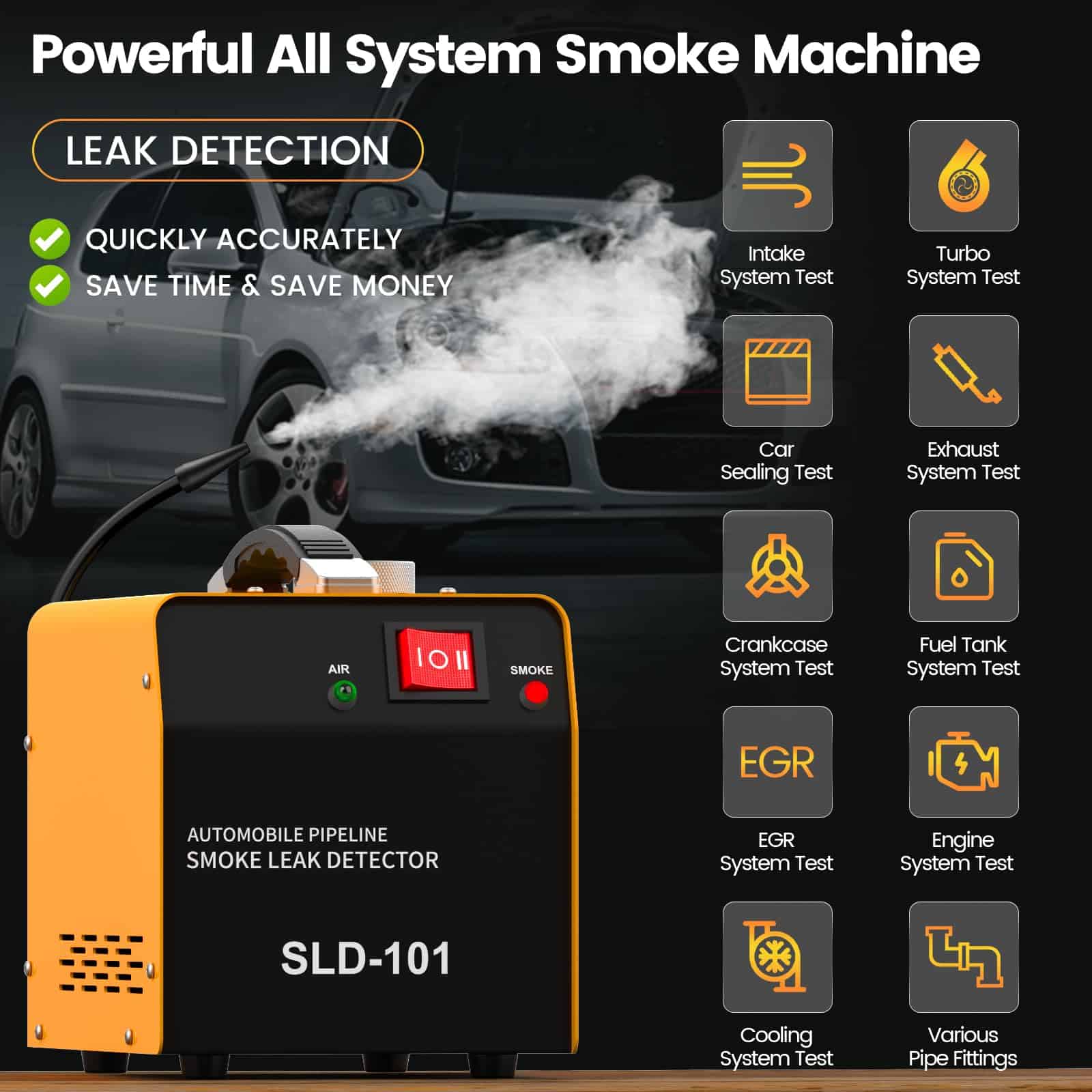 Máquina de Humo para Detección de Fugas Automotriz con - Imagen 4