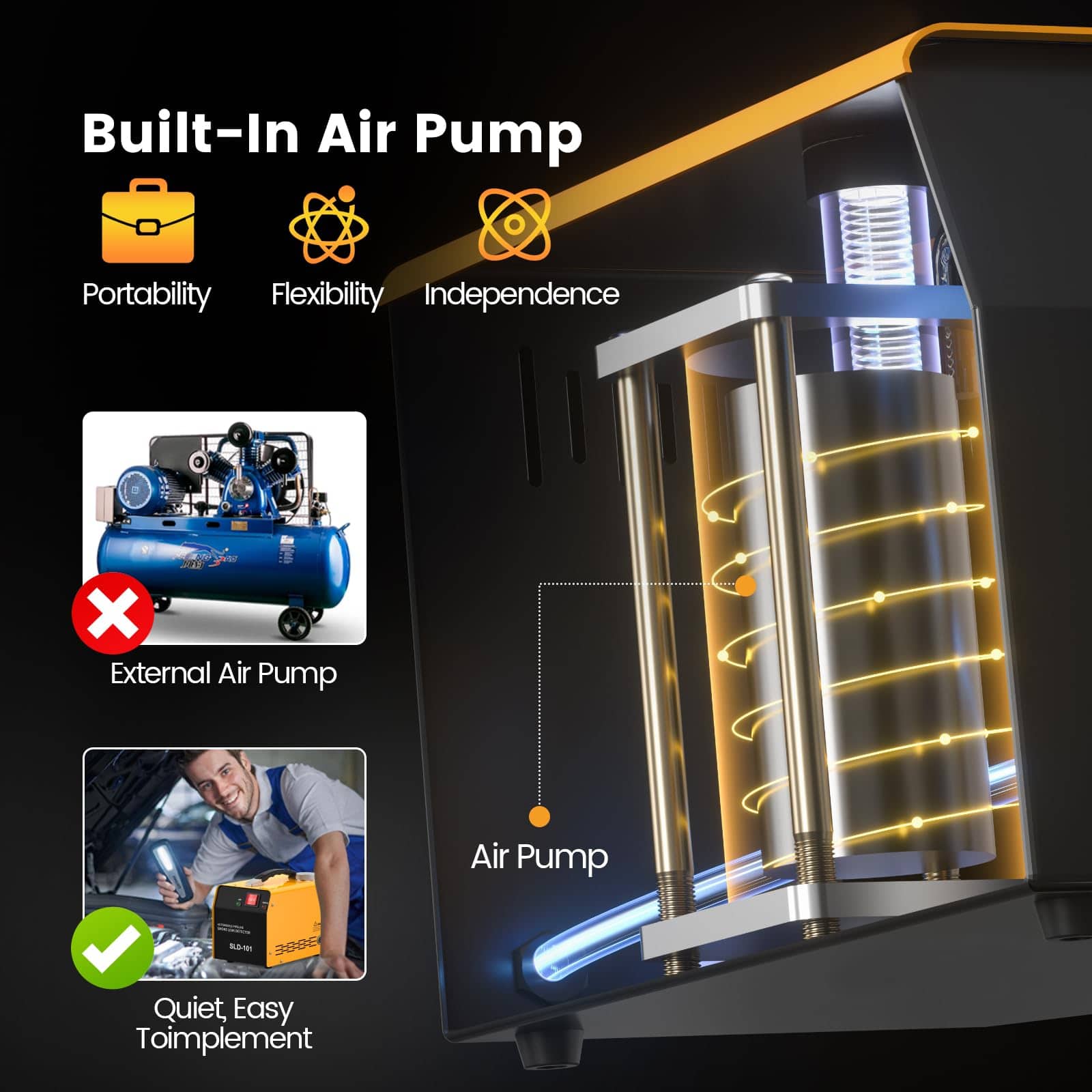 Máquina de Humo para Detección de Fugas Automotriz con - Imagen 8