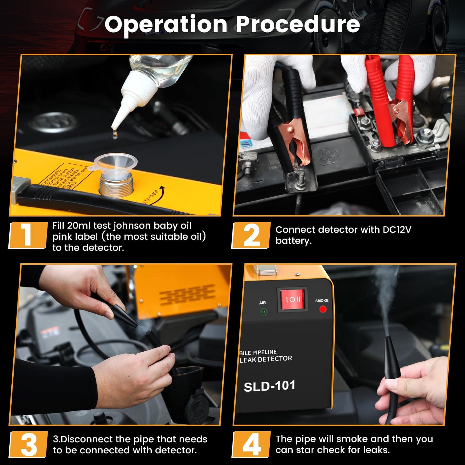 Máquina de Humo para Detección de Fugas Automotriz con - Imagen 3