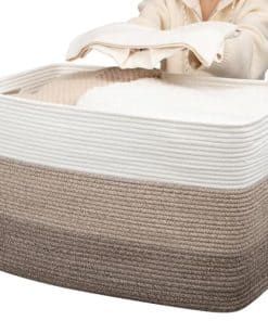 Canasta de cobija extra grande OIAHOMY 118L, Canasta de