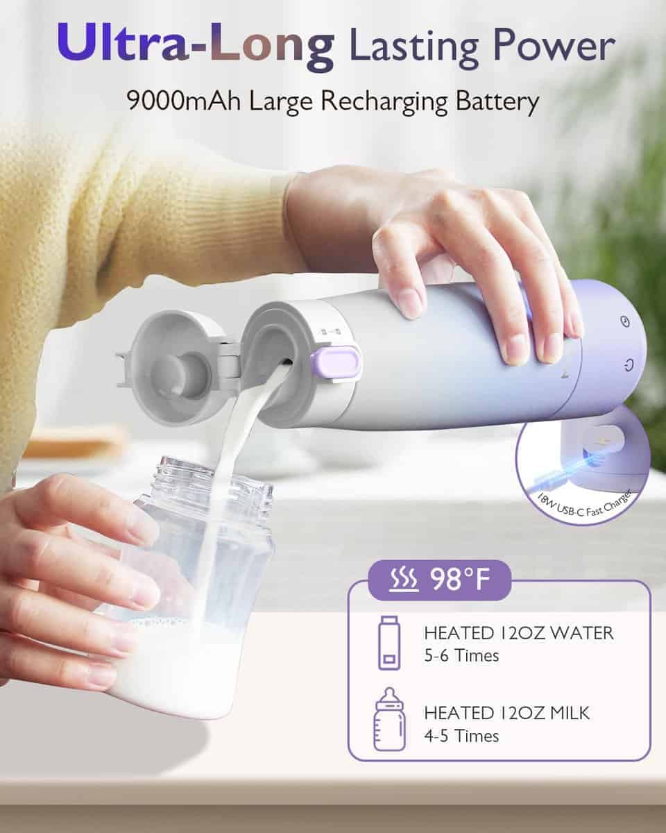Calentador de Leche para Bebé de Fórmula Materna: Botella - Imagen 5