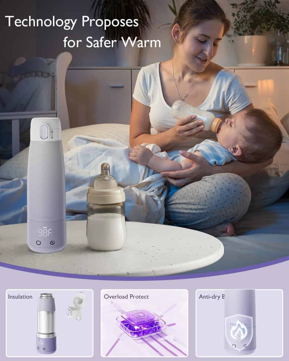 Calentador de Leche para Bebé de Fórmula Materna: Botella - Imagen 7
