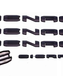 Kit de 4pcs 19-22 Letras de Emblemas Sierra Denali 3D