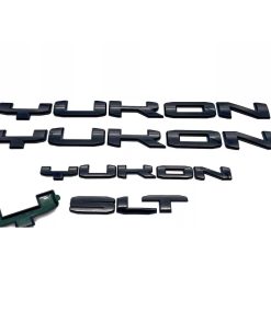 Kit de 4 piezas Emblema de Letras Yukon SLT 3D Insignia de