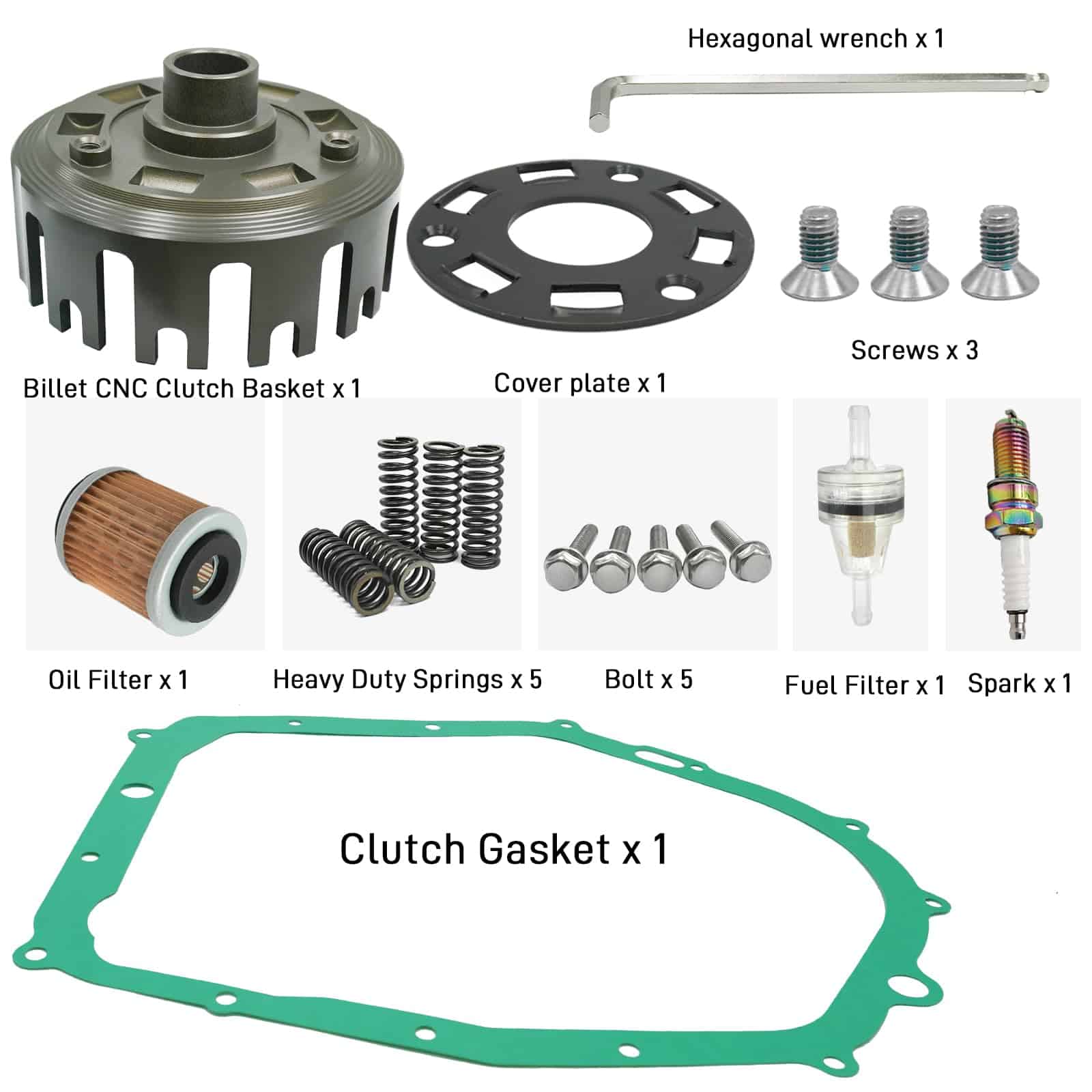 Kit de Embrague & Cesta de Embrague CNC Billet Compatible - Imagen 6
