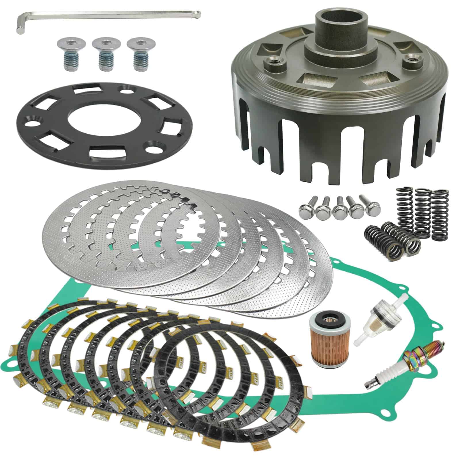 Kit de Embrague & Cesta de Embrague CNC Billet Compatible - Imagen 7