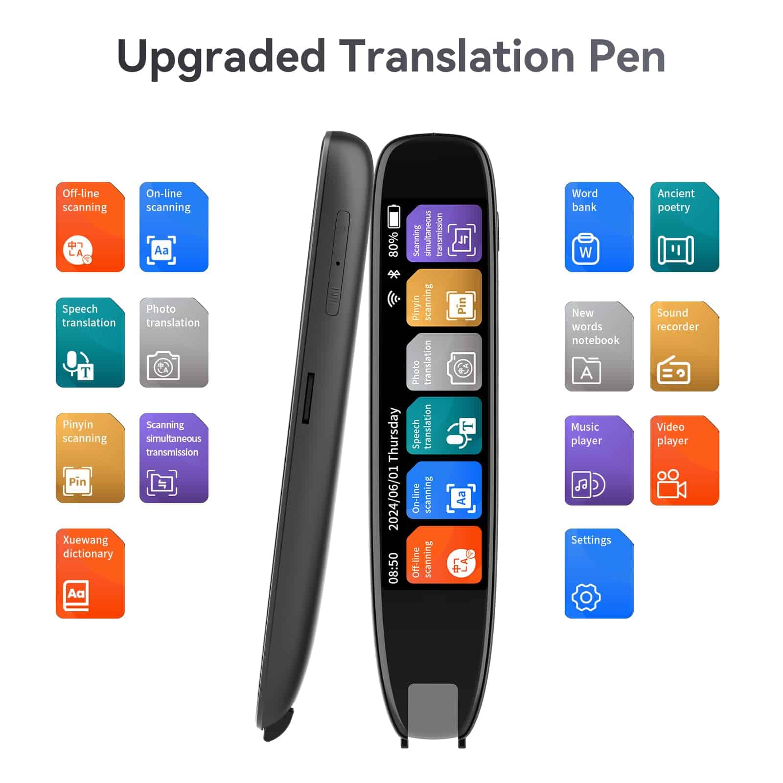 Pluma lectora de escáner para OCR Digital 142 idiomas - Imagen 4