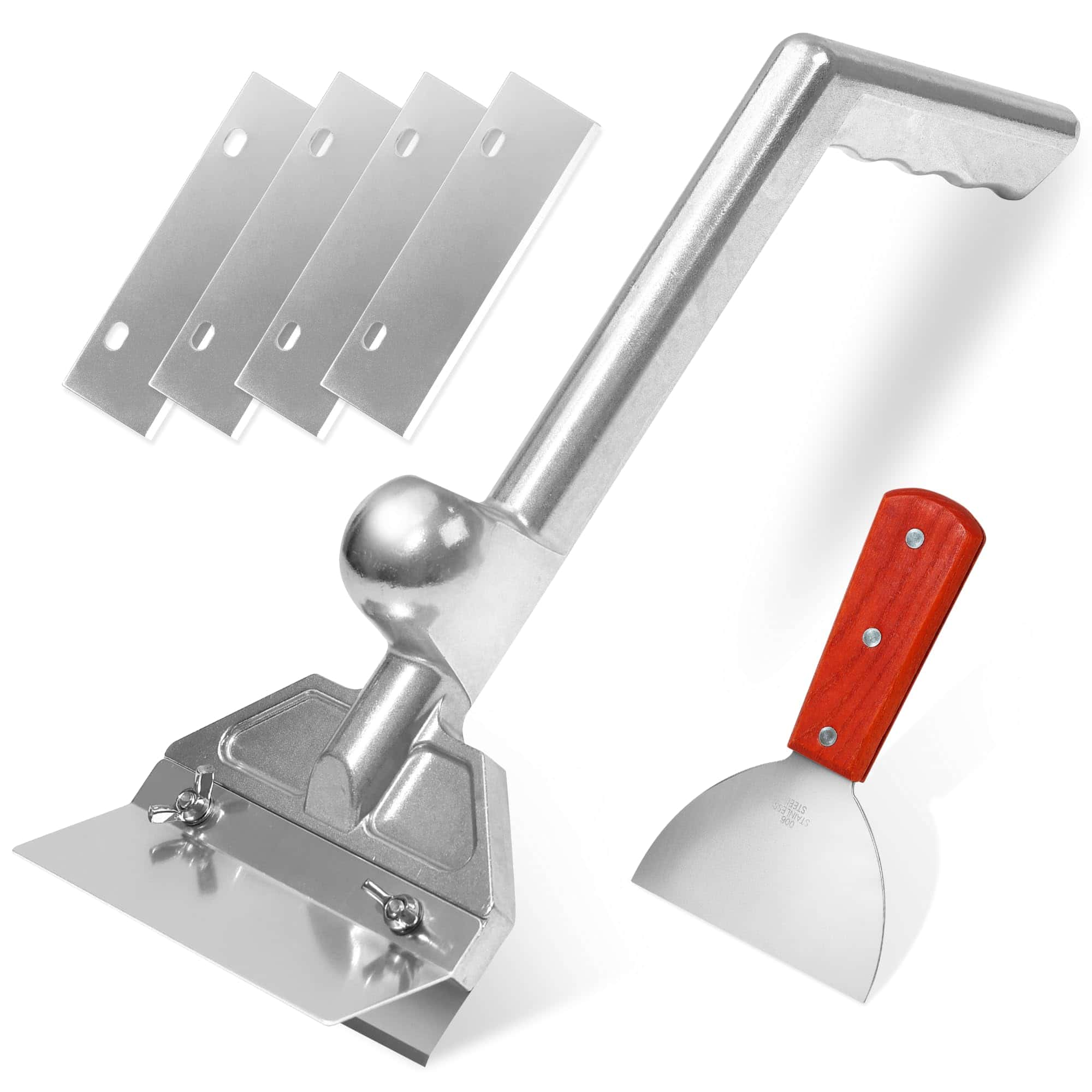 Raspador de Plancha - Juego de Raspadores Pesados de Metal
