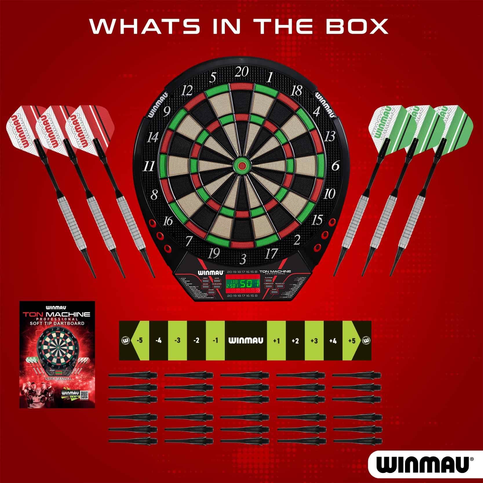 Tablero de Dardos Electrónico Winmau Ton Machine - Tablero - Imagen 3