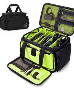 Estuche de DJ HMLIN, Bolsa para Cables de DJ con Fondo