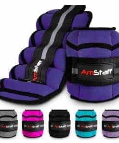 Pesas Ajustables para Tobillos AmStaff Fitness -Morado