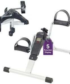 Pedalera de Ejercicio Plegable con Pantalla Digital LCD -
