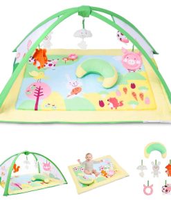 Gimnasio de juegos para bebés Riverbaby, tapete de juego