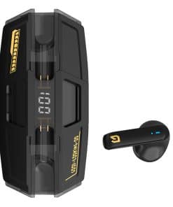 Auriculares traductores de idiomas, -Negro pálido