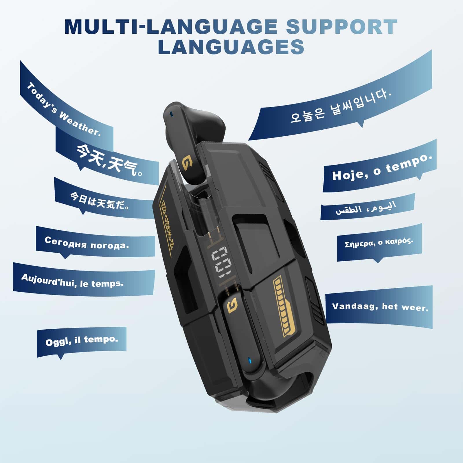 Mozeyerh Ai Language Translator Earbuds, 150 Idiomas - Imagen 7