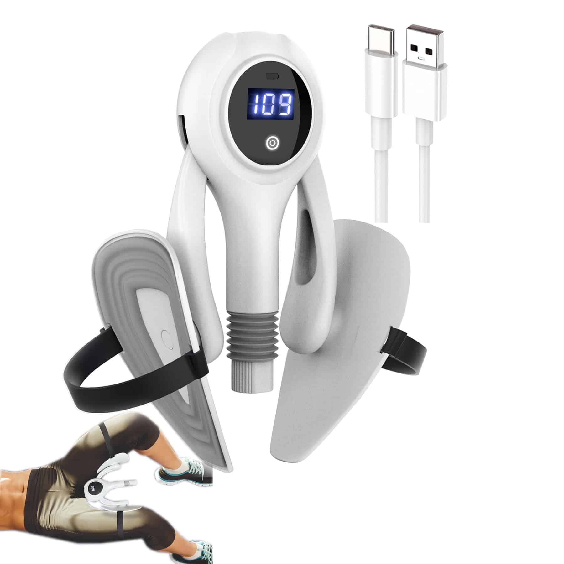 Entrenador de Muslos Profesional 0-66 lbs Ajustable