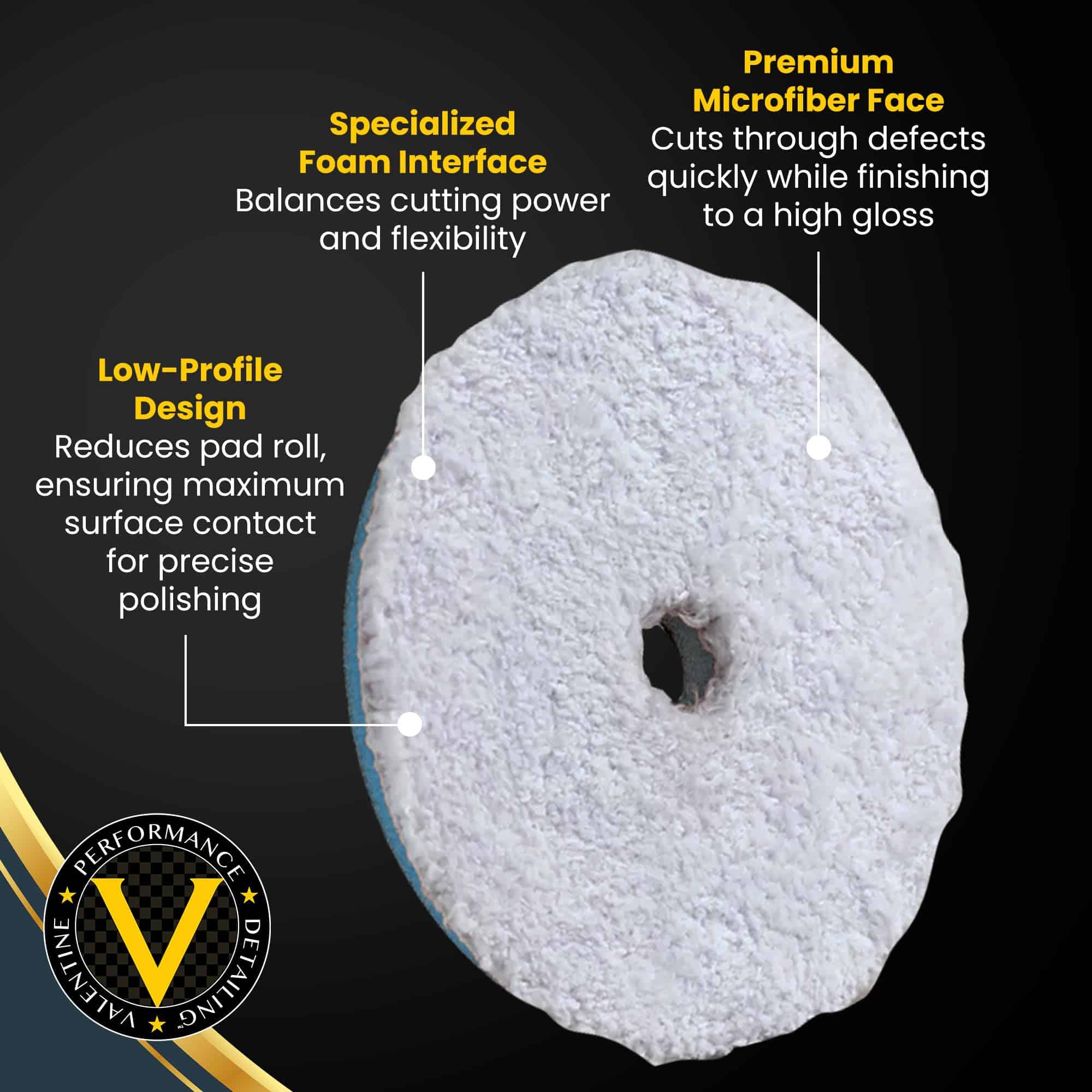 VPD Microfiber Polishing Pad - Almohadilla Duradera para - Imagen 4