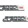 Emblema de Sierra Classic 3500 2p 1984 1985 1986 1987 1988