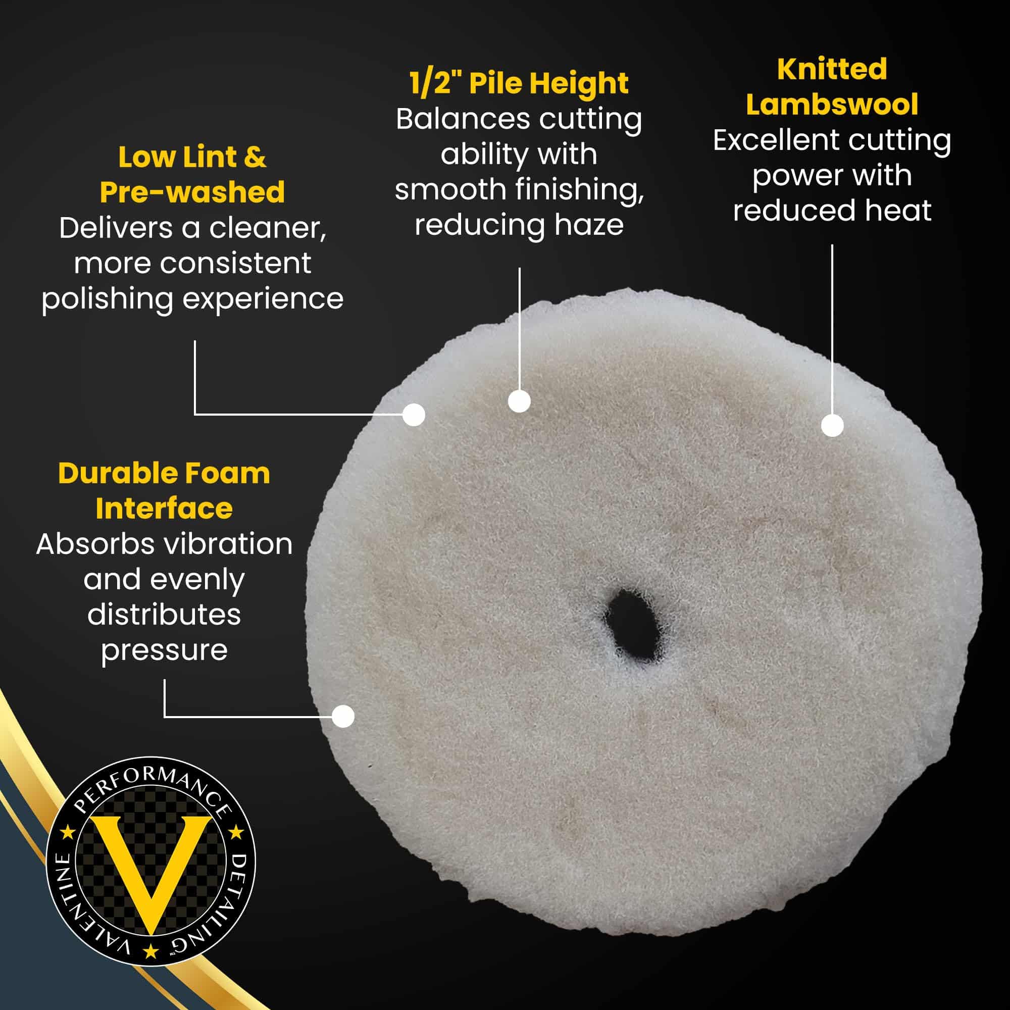 Almohadilla de Lana Low-Lint para Pulido VPD para Máquinas - Imagen 4
